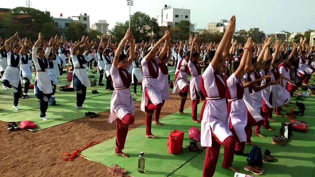 21st June International Day of Yoga at Latur