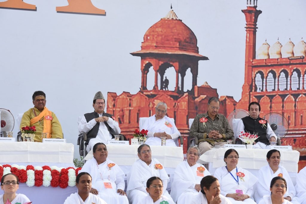 World Yoga Day Celebrated at Red Fort Grounds in Delhi --​ Vice President of India Lauds Brahma Kumaris
