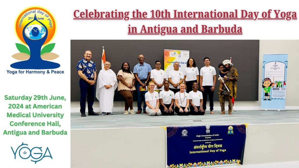 Celebrating 10th International Day of Yoga in Antigua and Barbuda