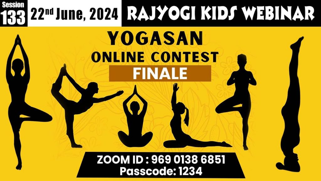 Rajyogi Kids 133 - Yogasan Online Contest Finale | Brahma Kumaris | 22 June at 6pm