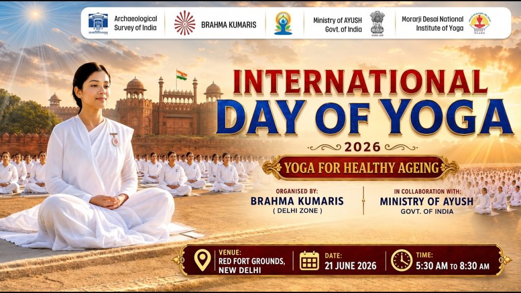 Live : International Day of Yoga I Yoga for Healthy Ageing from Red Fort Grounds Delhi I 21-06-2026